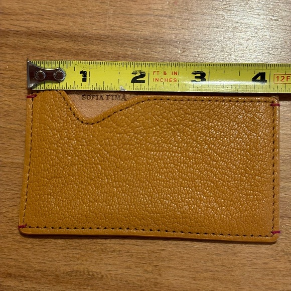 Sofia Fima Marigold Leather Card Case - Brand New - Picture 9 of 9